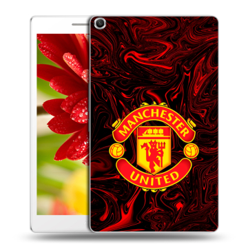 Силиконовый чехол на ASUS ZenPad 8 с принтом Manchester United