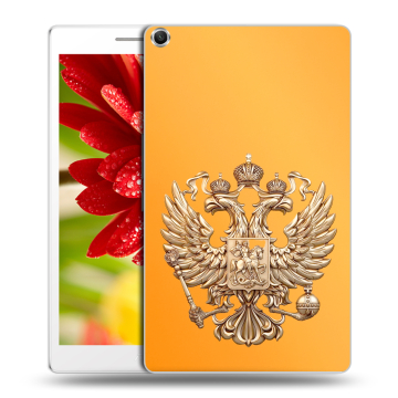 Силиконовый чехол на ASUS ZenPad 8 с принтом Герб Флаг России
