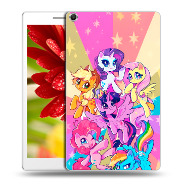 Силиконовый чехол на ASUS ZenPad 8 с принтом My little pony Дружба чудо