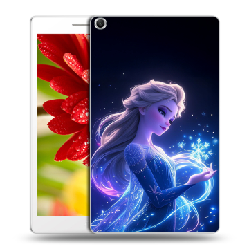 Силиконовый чехол на ASUS ZenPad 8 с принтом Холодное сердце Frozen