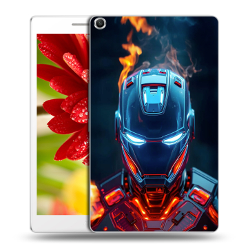 Силиконовый чехол на ASUS ZenPad 8 с принтом IronMan Железный человек
