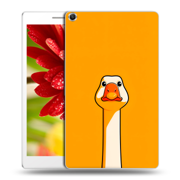 Силиконовый чехол на ASUS ZenPad 8 с принтом Смешная утка