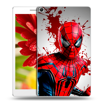 Силиконовый чехол на ASUS ZenPad 8 с принтом Spiderman Человек паук
