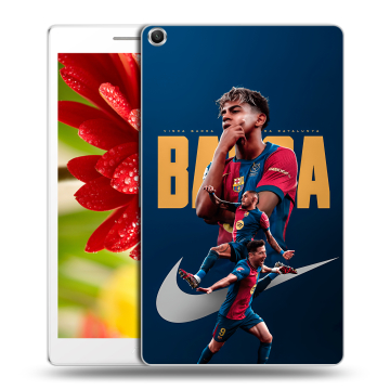 Силиконовый чехол на ASUS ZenPad 8 с принтом Барселона Barca Yamal 