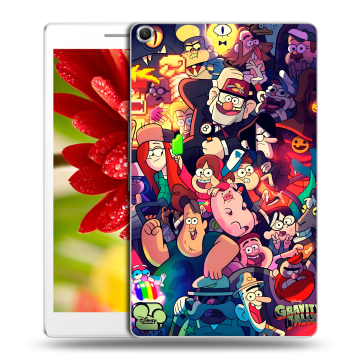 Силиконовый чехол на ASUS ZenPad 8 с принтом Gravity Falls Гравити Фолз
