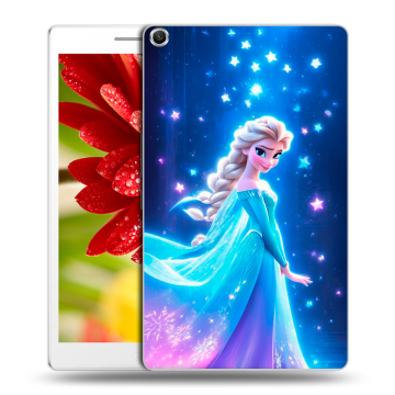 Силиконовый чехол на ASUS ZenPad 8 с принтом Холодное сердце Frozen