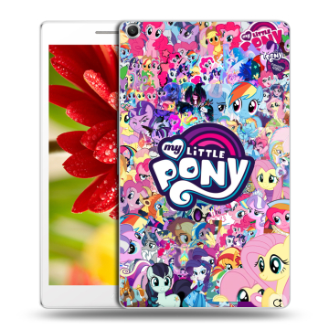 Силиконовый чехол на ASUS ZenPad 8 с принтом My little pony Дружба чудо