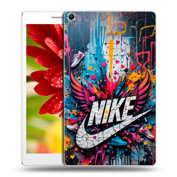Силиконовый чехол на ASUS ZenPad 8 с принтом Nike Найк