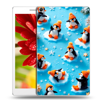 Силиконовый чехол на ASUS ZenPad 8 с принтом Новый год