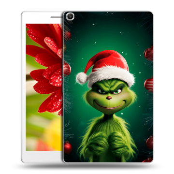 Силиконовый чехол на ASUS ZenPad 8 с принтом Гринч Новый год Рождество