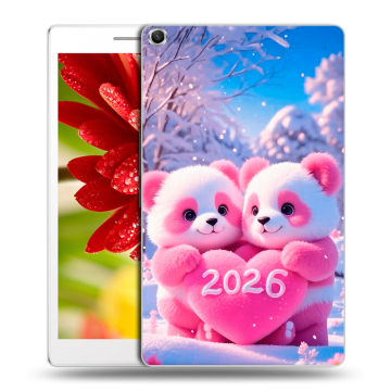 Силиконовый чехол на ASUS ZenPad 8 с принтом Новый год