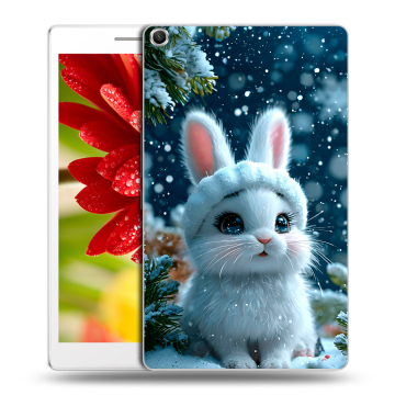 Силиконовый чехол на ASUS ZenPad 8 с принтом Новый год