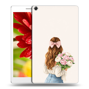 Силиконовый чехол на ASUS ZenPad 8 с принтом женский