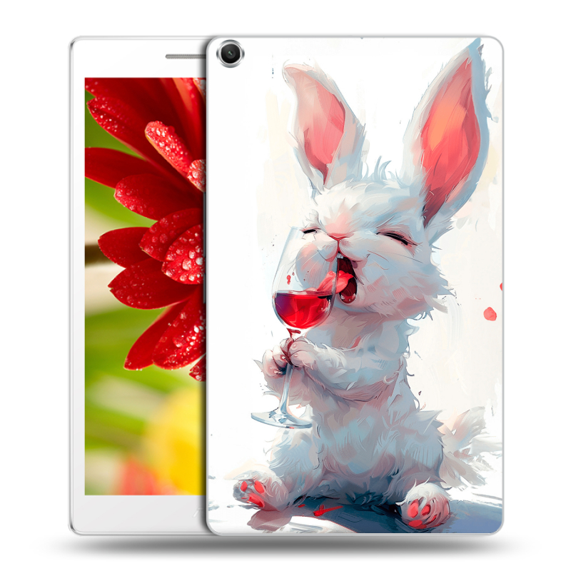 Силиконовый чехол на ASUS ZenPad 8 с принтом кролик зайчик Силиконовый чехол на ASUS ZenPad 8 с принтом кролик зайчик