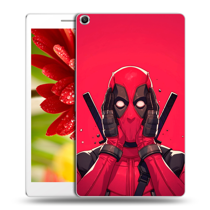 Силиконовый чехол на ASUS ZenPad 8 с принтом Дедпул Deadpool Силиконовый чехол на ASUS ZenPad 8 с принтом Дедпул Deadpool