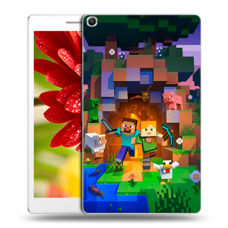 Силиконовый чехол на ASUS ZenPad 8 с принтом Майнкрафт Minecraft Силиконовый чехол на ASUS ZenPad 8 с принтом Майнкрафт Minecraft