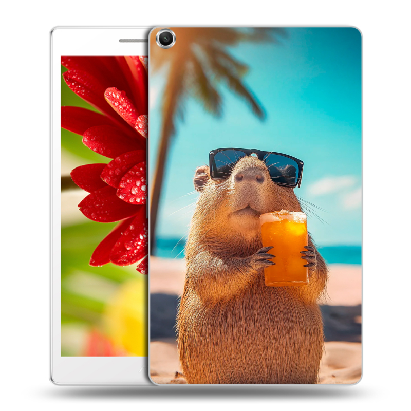 Силиконовый чехол на ASUS ZenPad 8 с принтом Капибара Силиконовый чехол на ASUS ZenPad 8 с принтом Капибара