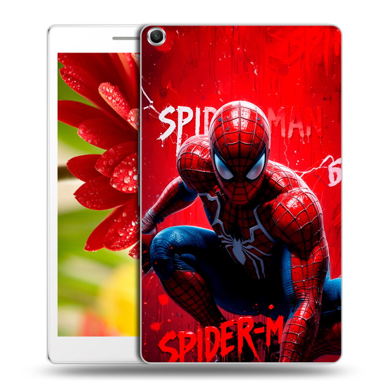 Силиконовый чехол на ASUS ZenPad 8 с принтом Spiderman Человек паук Силиконовый чехол на ASUS ZenPad 8 с принтом Spiderman Человек паук