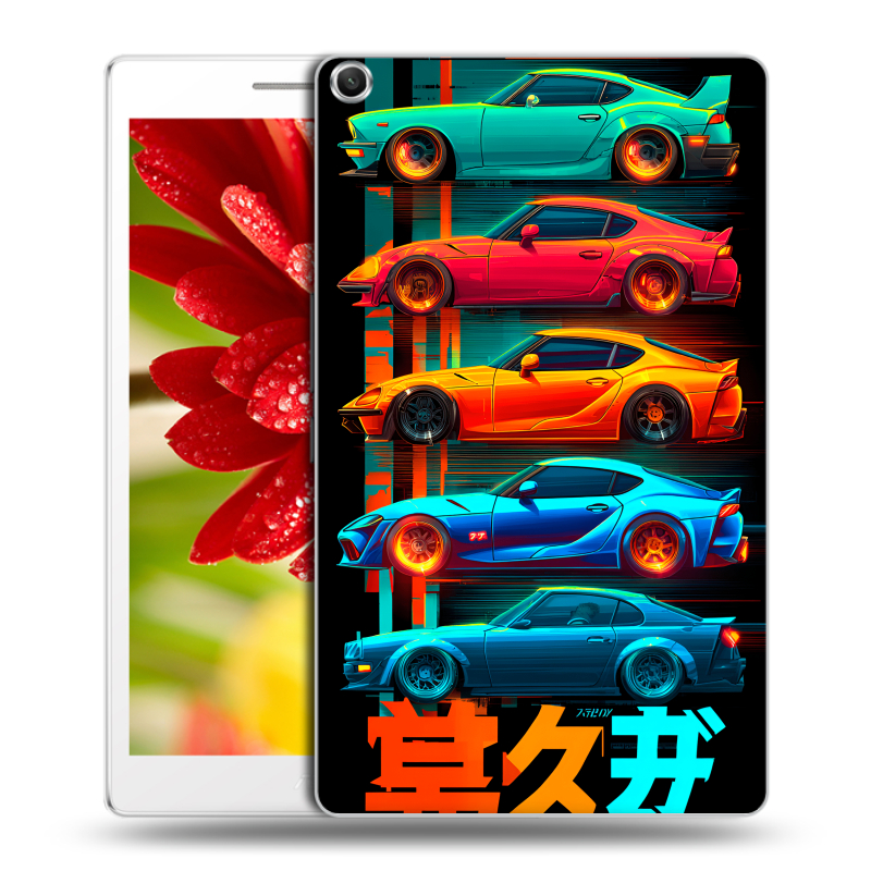 Силиконовый чехол на ASUS ZenPad 8 с принтом машины тачки Силиконовый чехол на ASUS ZenPad 8 с принтом машины тачки