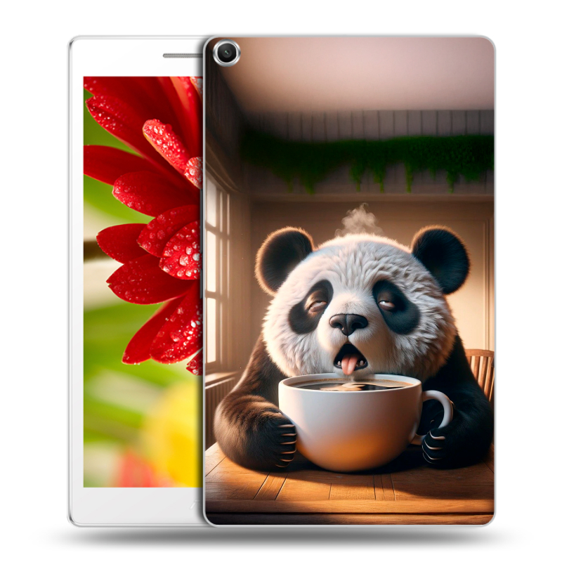 Силиконовый чехол на ASUS ZenPad 8 с принтом смешная панда Силиконовый чехол на ASUS ZenPad 8 с принтом смешная панда