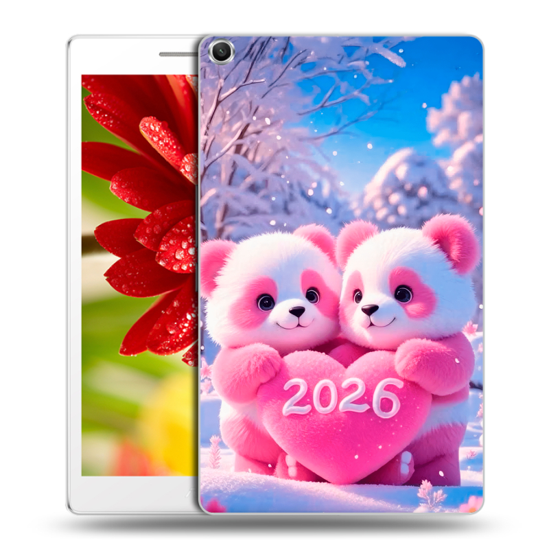 Силиконовый чехол на ASUS ZenPad 8 с принтом Новый год Силиконовый чехол на ASUS ZenPad 8 с принтом Новый год