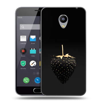 Пластиковый чехол на Meizu M2 Note с принтом Черная клубника Пластиковый чехол на Meizu M2 Note с принтом Черная клубника