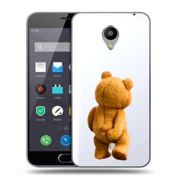 Пластиковый чехол на Meizu M2 Note с принтом Медведь