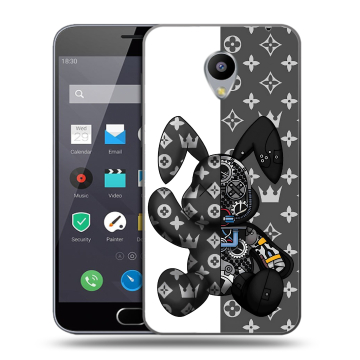 Пластиковый чехол на Meizu M2 Note с принтом Луи робот
