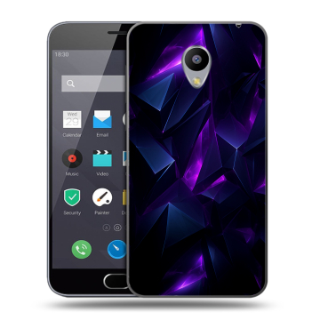 Пластиковый чехол на Meizu M2 Note с принтом Абстракиция Пластиковый чехол на Meizu M2 Note с принтом Абстракиция