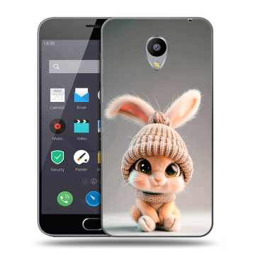 Пластиковый чехол на Meizu M2 Note с принтом Кролик