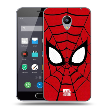 Пластиковый чехол на Meizu M2 Note с принтом человек паук spiderman