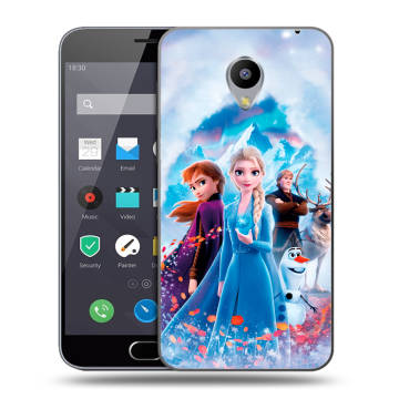 Пластиковый чехол на Meizu M2 Note с принтом Холодное сердце Frozen