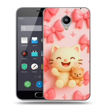 Пластиковый чехол на Meizu M2 Note с принтом для девочек Пластиковый чехол на Meizu M2 Note с принтом для девочек