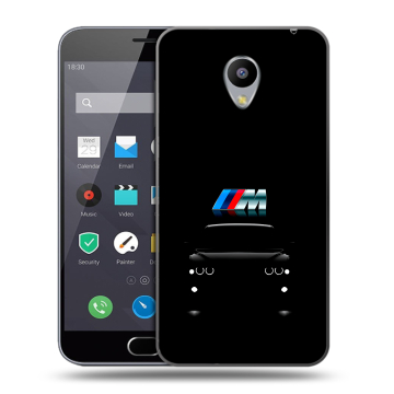 Пластиковый чехол на Meizu M2 Note с принтом БМВ BMW