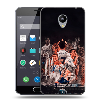 Пластиковый чехол на Meizu M2 Note с принтом Реал Роналдо Real Ronaldo Пластиковый чехол на Meizu M2 Note с принтом Реал Роналдо Real Ronaldo