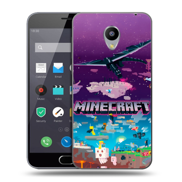 Пластиковый чехол на Meizu M2 Note с принтом Майнкрафт Minecraft Пластиковый чехол на Meizu M2 Note с принтом Майнкрафт Minecraft