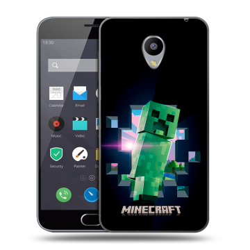 Пластиковый чехол на Meizu M2 Note с принтом Майнкрафт Minecraft Пластиковый чехол на Meizu M2 Note с принтом Майнкрафт Minecraft