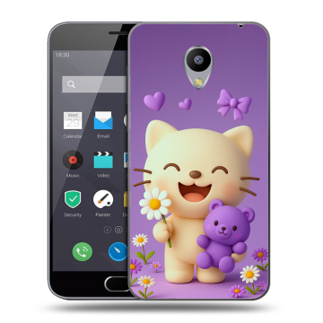 Пластиковый чехол на Meizu M2 Note с принтом для девочек Пластиковый чехол на Meizu M2 Note с принтом для девочек