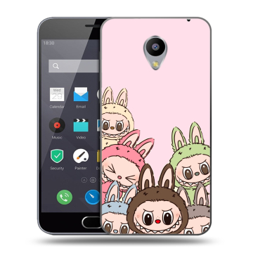 Пластиковый чехол на Meizu M2 Note с принтом Лабубу