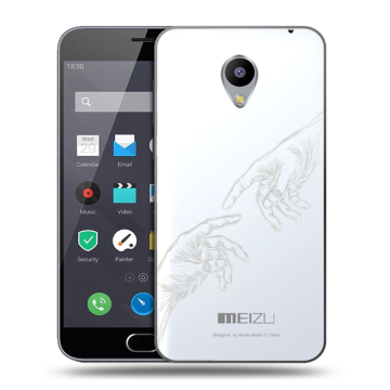 Пластиковый чехол на Meizu M2 Note с принтом Сотворение мира