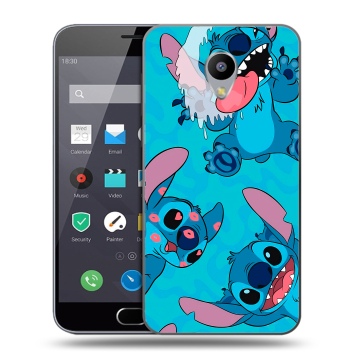 Пластиковый чехол на Meizu M2 Note с принтом Лило и Стич Пластиковый чехол на Meizu M2 Note с принтом Лило и Стич