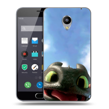 Пластиковый чехол на Meizu M2 Note с принтом Как приручить дракона Пластиковый чехол на Meizu M2 Note с принтом Как приручить дракона