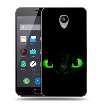 Пластиковый чехол на Meizu M2 Note с принтом Как приручить дракона