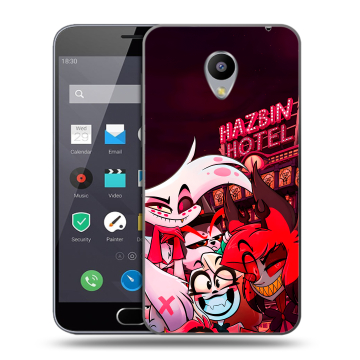 Пластиковый чехол на Meizu M2 Note с принтом Hazbin Hotel Отель Хазбин Пластиковый чехол на Meizu M2 Note с принтом Hazbin Hotel Отель Хазбин