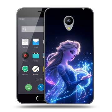 Пластиковый чехол на Meizu M2 Note с принтом Холодное сердце Frozen Пластиковый чехол на Meizu M2 Note с принтом Холодное сердце Frozen