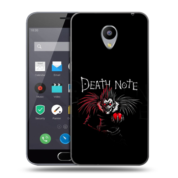 Пластиковый чехол на Meizu M2 Note с принтом Death note Тетрадь смерти
