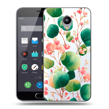 Пластиковый чехол на Meizu M2 Note с принтом женский