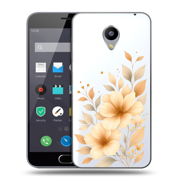 Пластиковый чехол на Meizu M2 Note с принтом для девушки