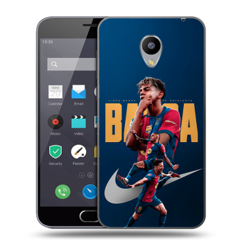 Пластиковый чехол на Meizu M2 Note с принтом Барселона Barca Yamal 