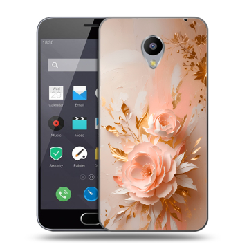 Пластиковый чехол на Meizu M2 Note с принтом женский